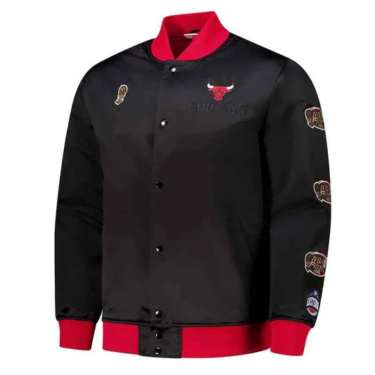 Chicago Bulls OG 3.0 Lightweight Black Satin Jacket