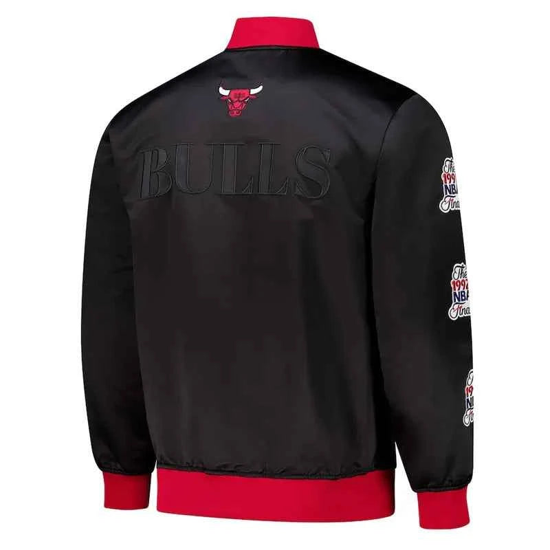 Chicago Bulls OG 3.0 Lightweight Black Satin Jacket