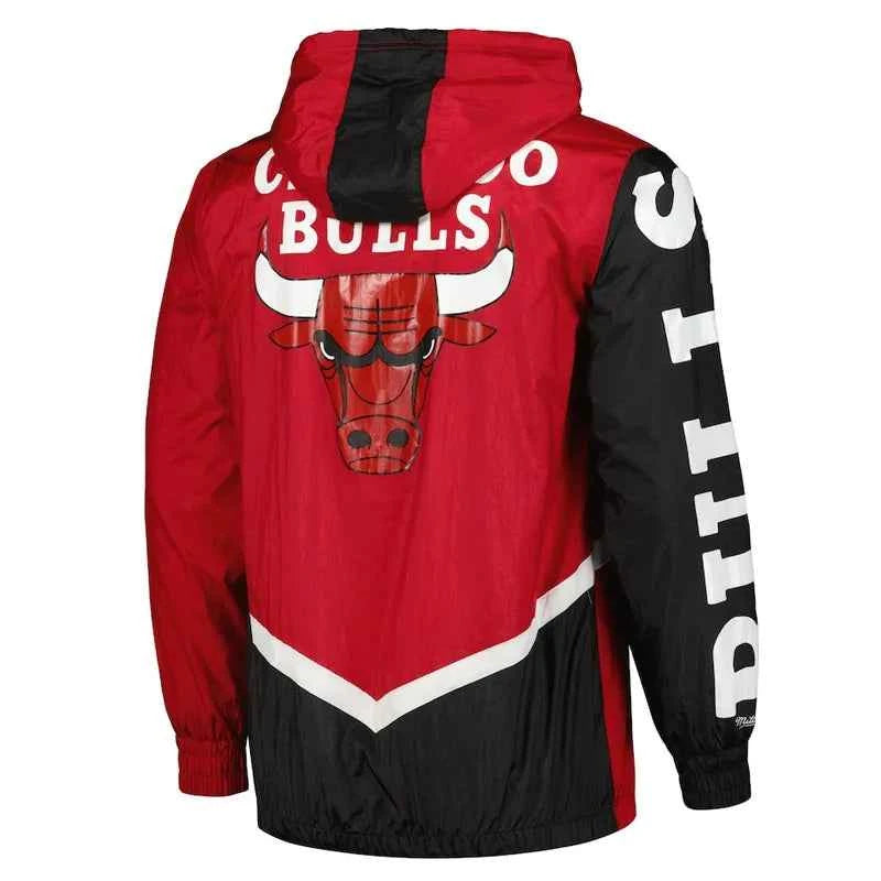 Chicago Bulls Undeniable Red Full-Zip Windbreaker Jacket