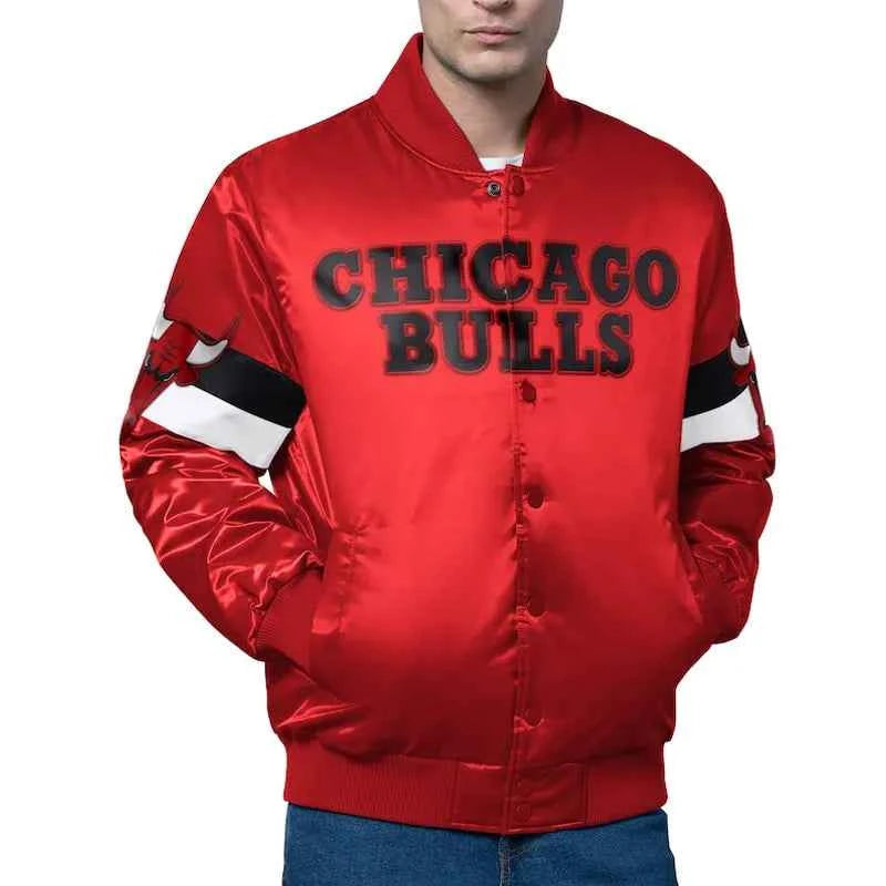 Chicago Bulls Varsity Satin Jacket