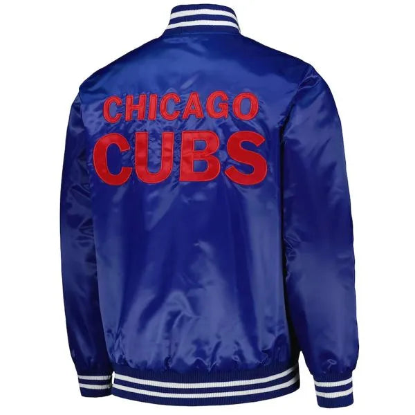 Chicago Cubs Blue Sports Jacket – Front View