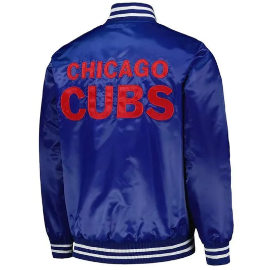 Chicago Cubs Blue Sports Jacket – Front View