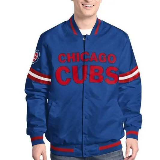 Chicago Cubs Scout Varsity Satin Jacket