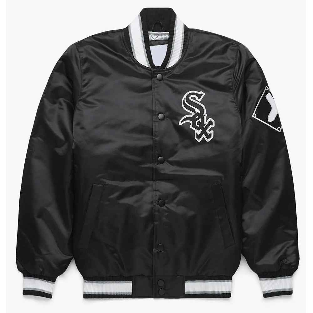 Chicago White Sox Black Bomber Jacket