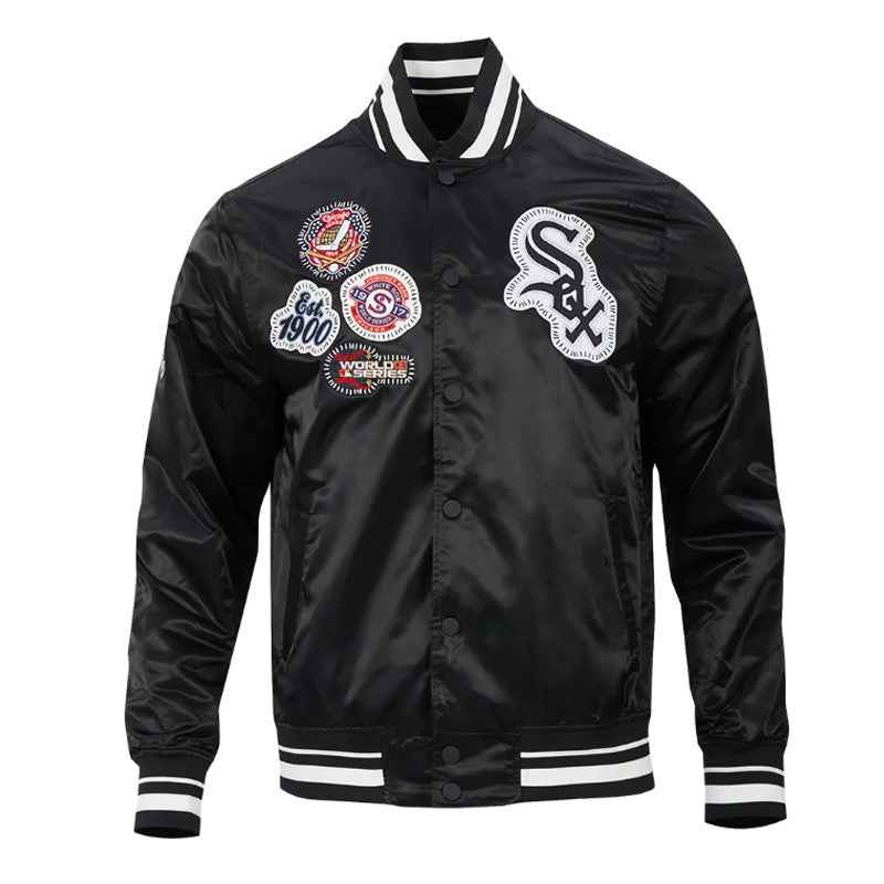 Chicago White Sox Diy Pick Stitch Classic Rib Satin Jacket