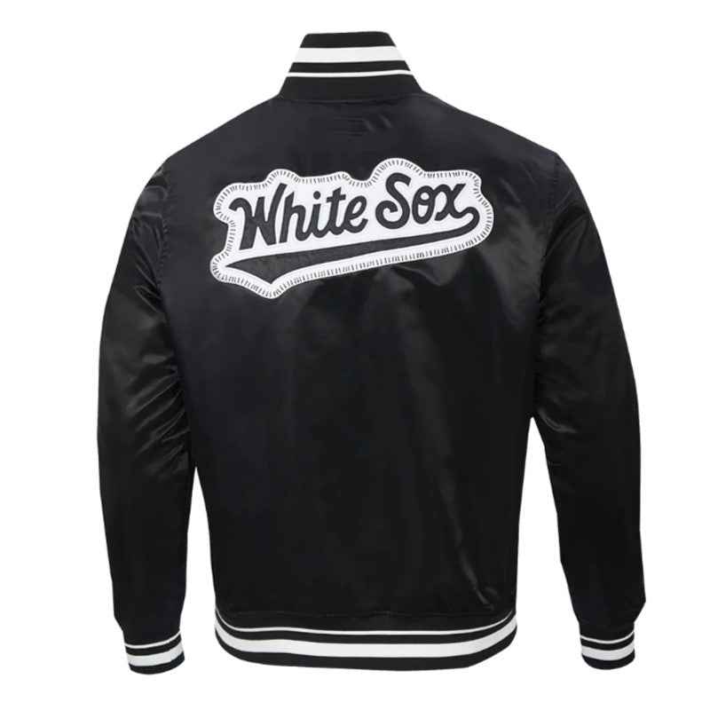 Chicago White Sox Diy Pick Stitch Classic Rib Satin Jacket