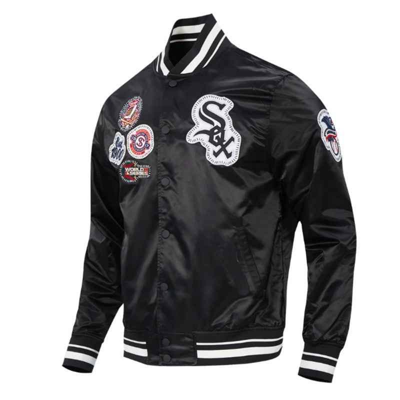 Chicago White Sox Diy Pick Stitch Classic Rib Satin Jacket