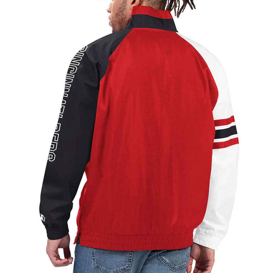 Cincinnati Reds Elite Half Zip Pullover Jacket