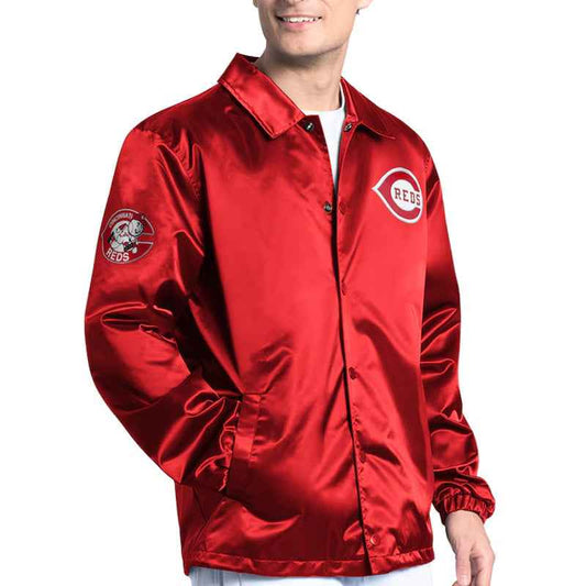 Cincinnati Reds Point Man Coaches Red Jacket