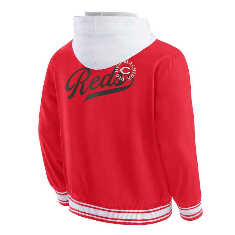 Cincinnati Reds Red Cotton Hooded Jacket