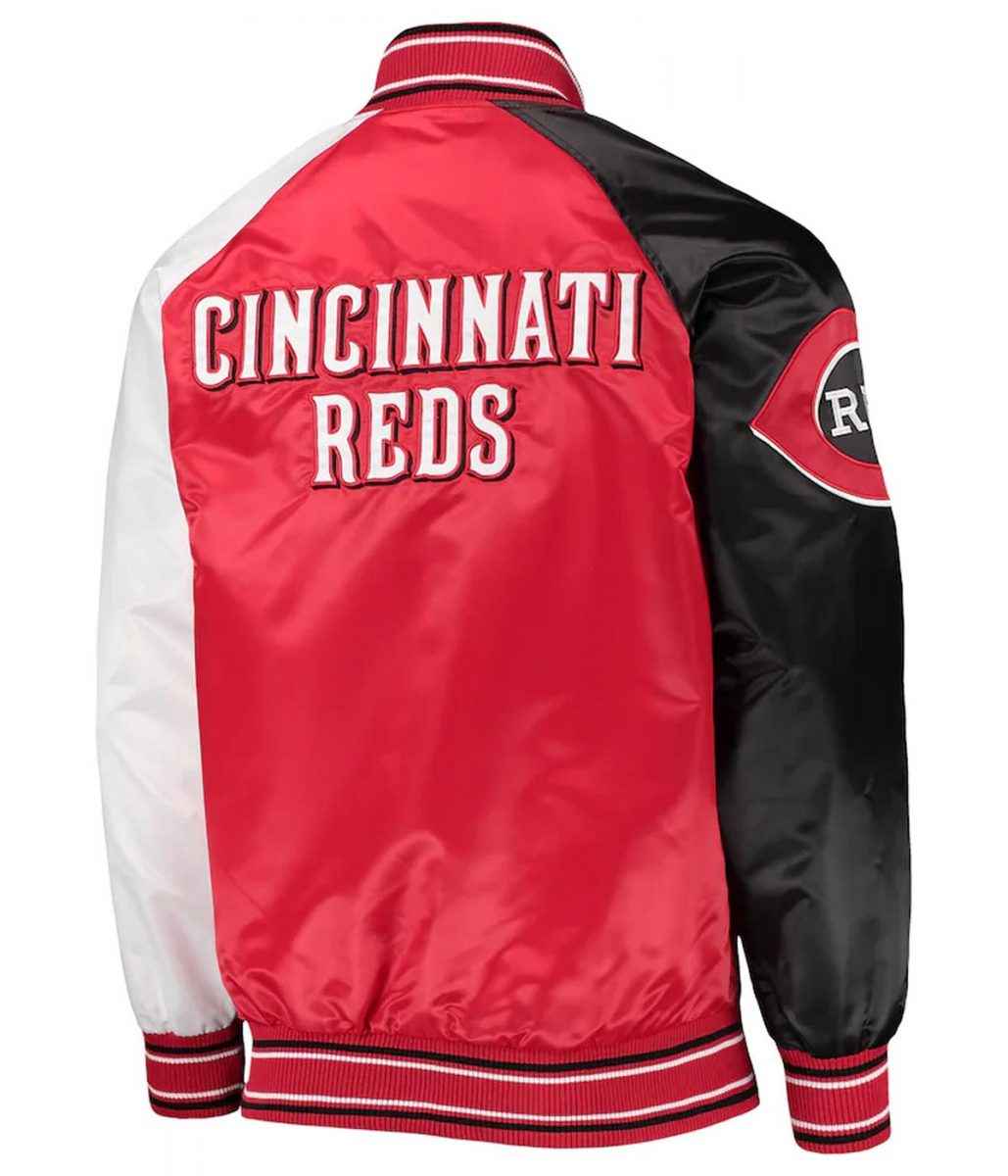 Cincinnati Reds Reliever Raglan Full-Snap Jacket