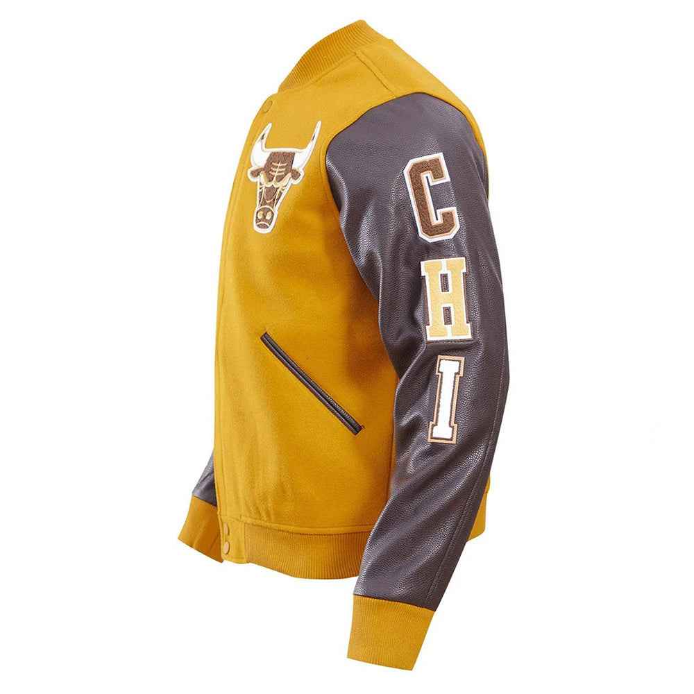 Classic Chicago Bulls Varsity Wool/Leather Jacket