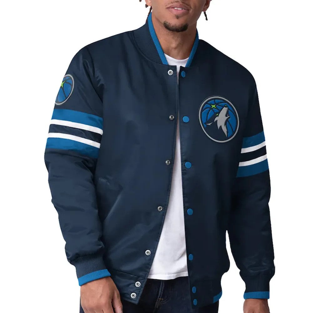 Minnesota Timberwolves Sports Jacket – Front View