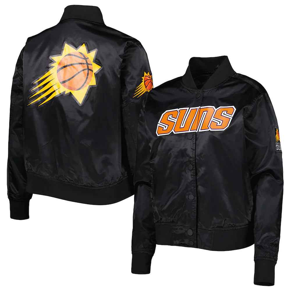 Classics Phoenix Suns Black Satin Jacket
