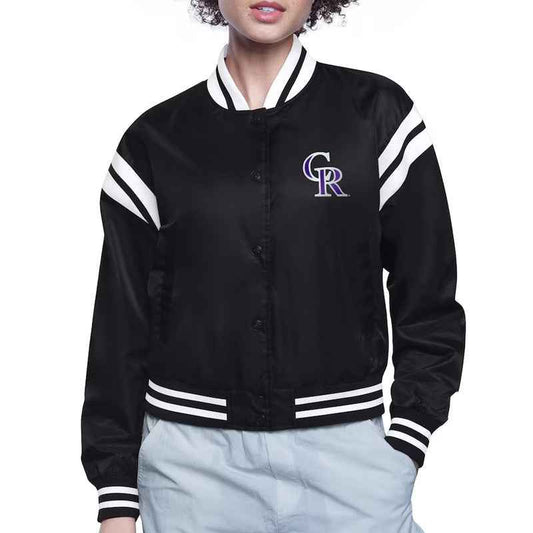 Colorado Rockies Varsity Satin Jacket