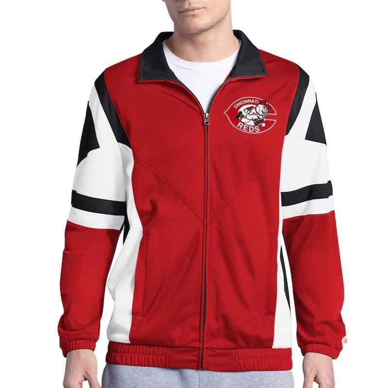 Contender Tricot Cincinnati Reds Track Jacket