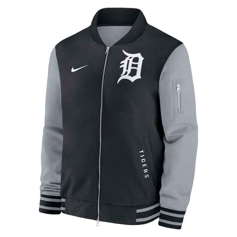 Detroit Tigers Dugout Bomber Full-Zip Jacket
