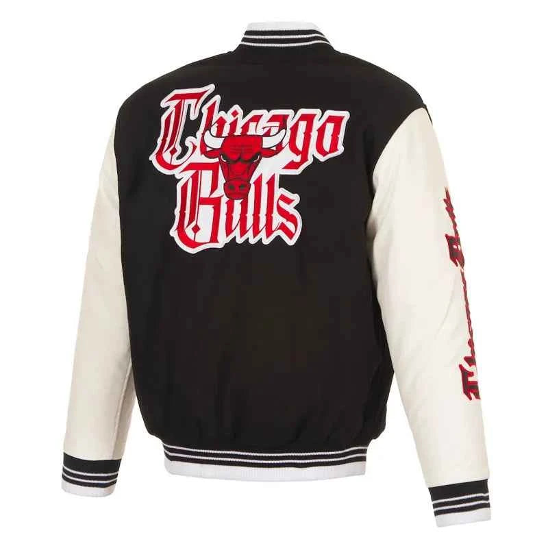 Gothic Chicago Bulls Varsity Jacket