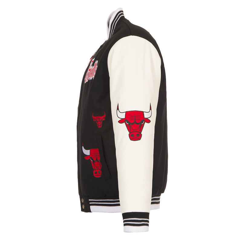 Gothic Chicago Bulls Varsity Jacket