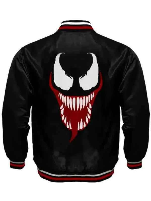 Venom Black Varsity Jacket (Replica -Inspired Design)