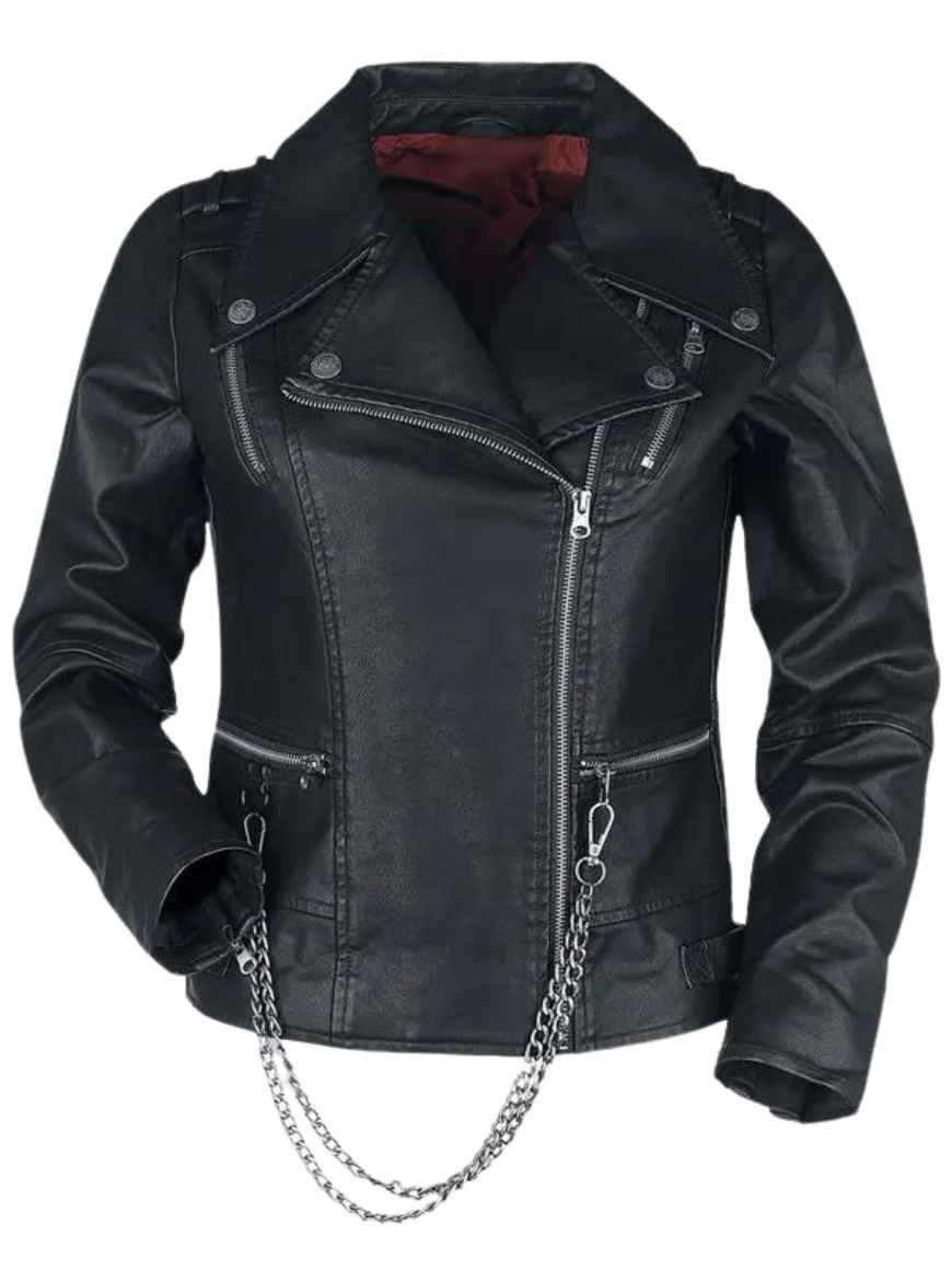 Hellfire Club Unisex Black Leather Jacket (Replica - Inspired Design)