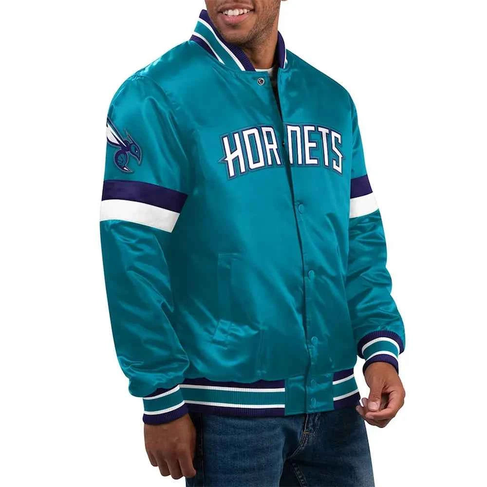 Home Game Charlotte Hornets Teal Jacket