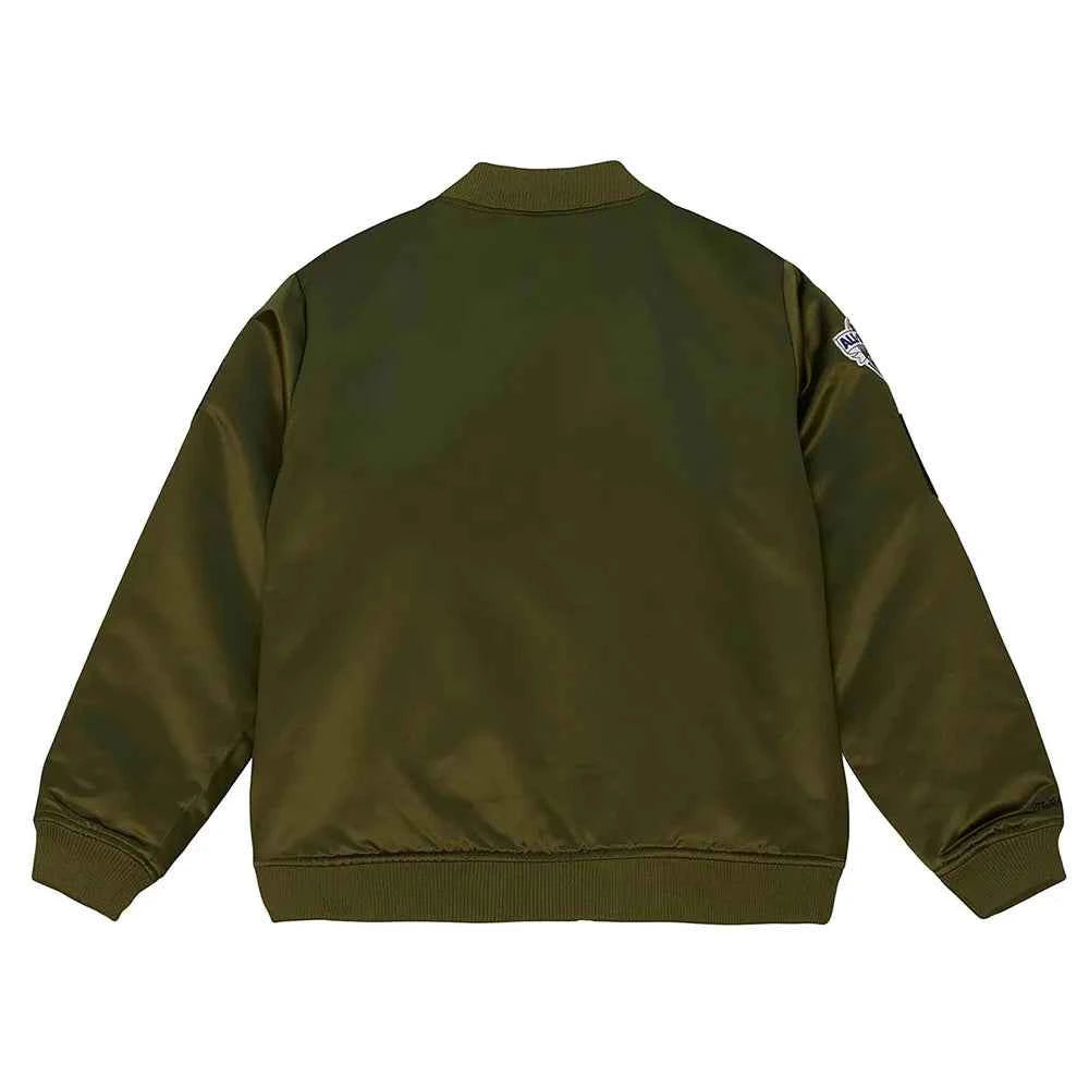 Indiana Pacers Flight Green Satin Jacket