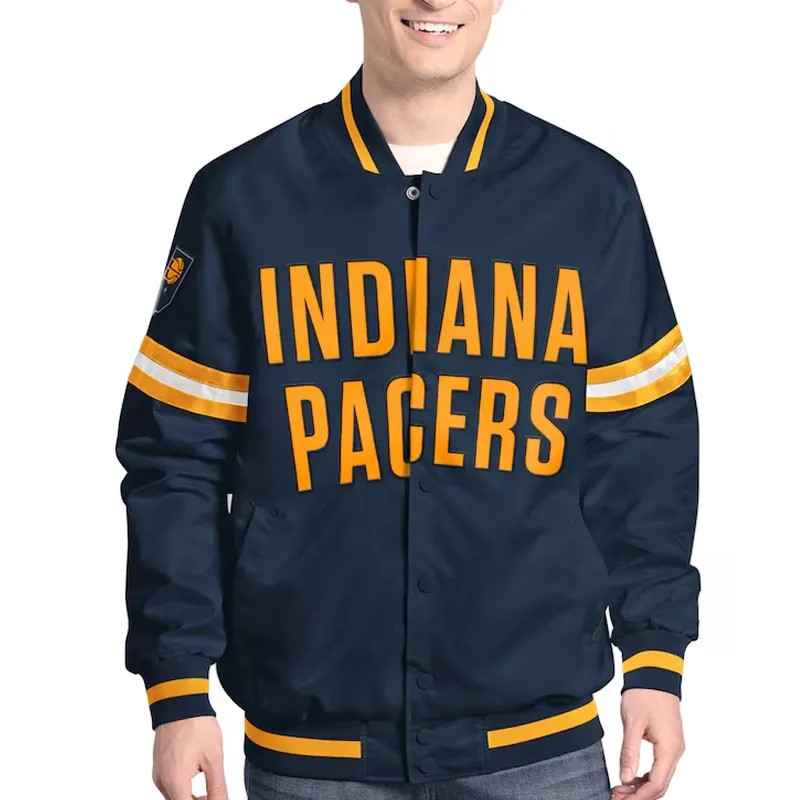 Indiana Pacers Scout Varsity Satin Jacket
