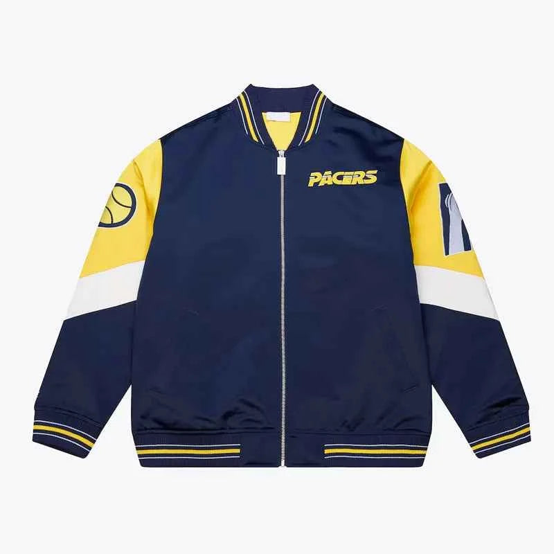 Indiana Pacers Throw It Back Heavyweight Satin Jacket