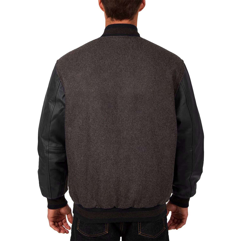 Chicago White Sox White Varsity Jacket – Back View