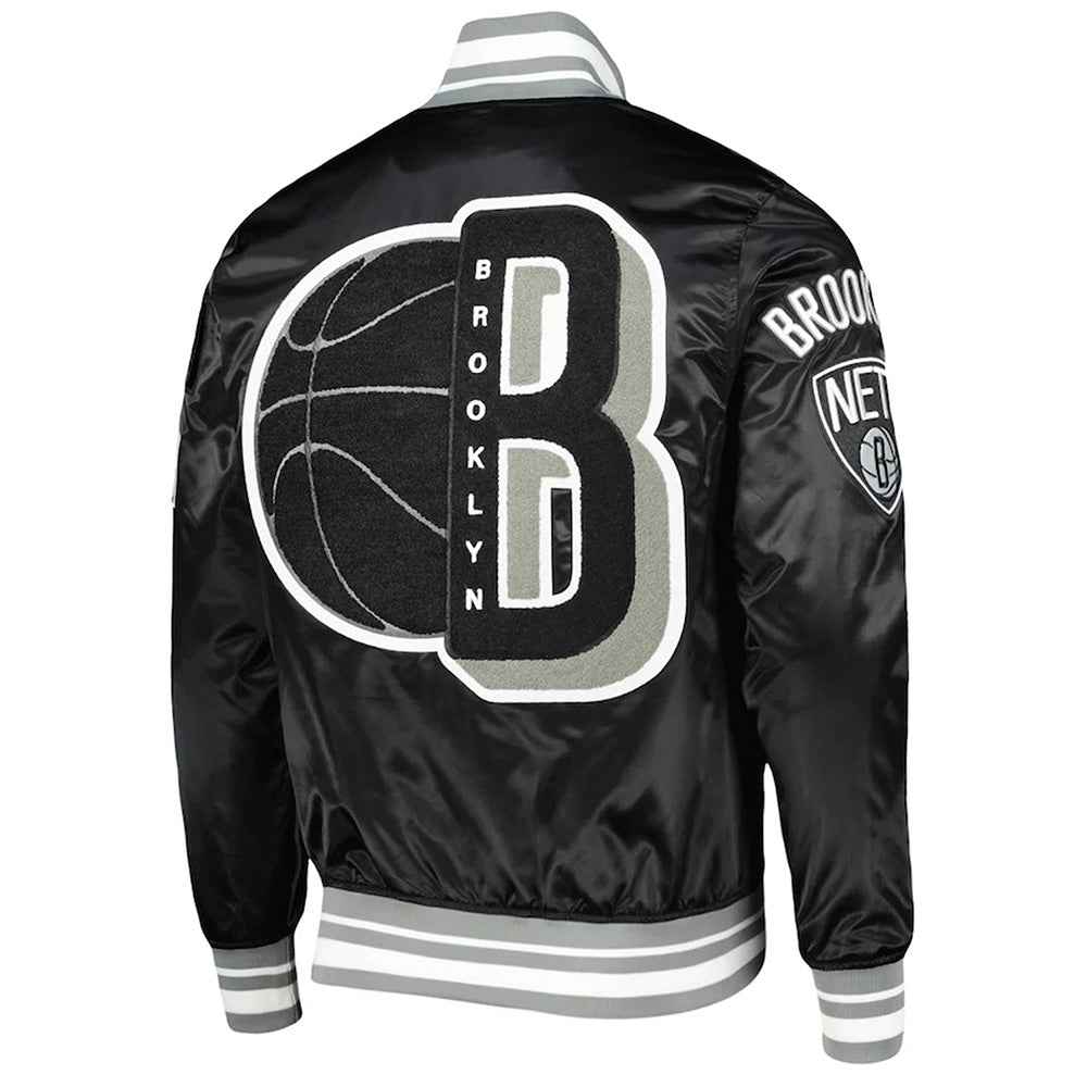 Mash Up Capsule Brooklyn Nets Satin Jacket