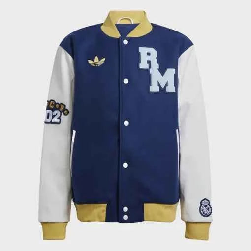 Men's Sport Design Sweden Real Madrid Varsity Jacket