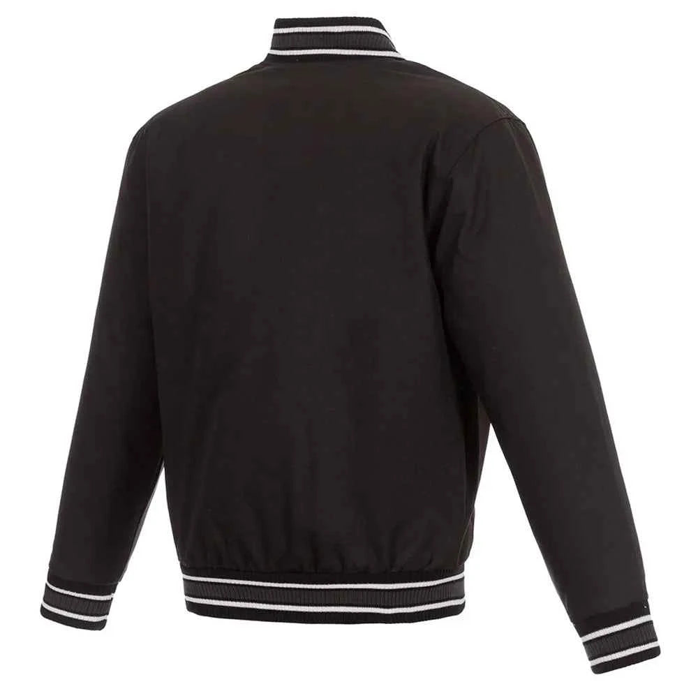 Miami Heat Poly-Twill Black Jacket
