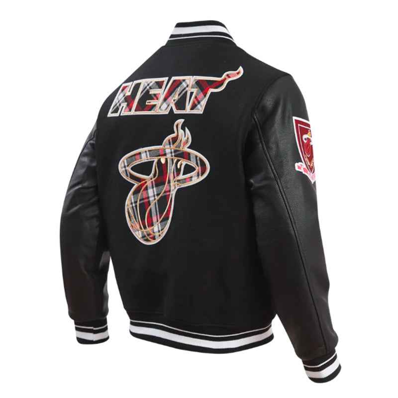 Miami Heat Prep Varsity Wool/Leather Jacket