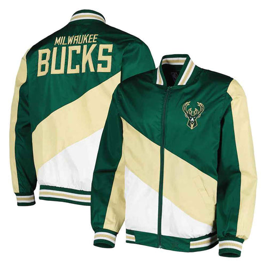 Milwaukee Bucks Hunter Green Ripstop Nylon Jacket