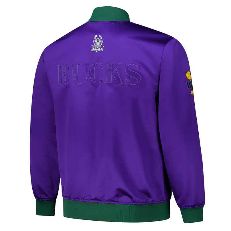 Milwaukee Bucks OG 3.0 Lightweight Purple Satin Jacket