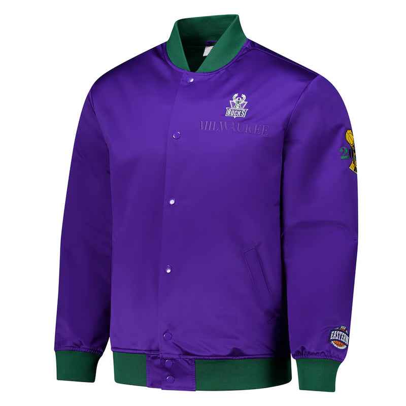 Milwaukee Bucks OG 3.0 Lightweight Purple Satin Jacket