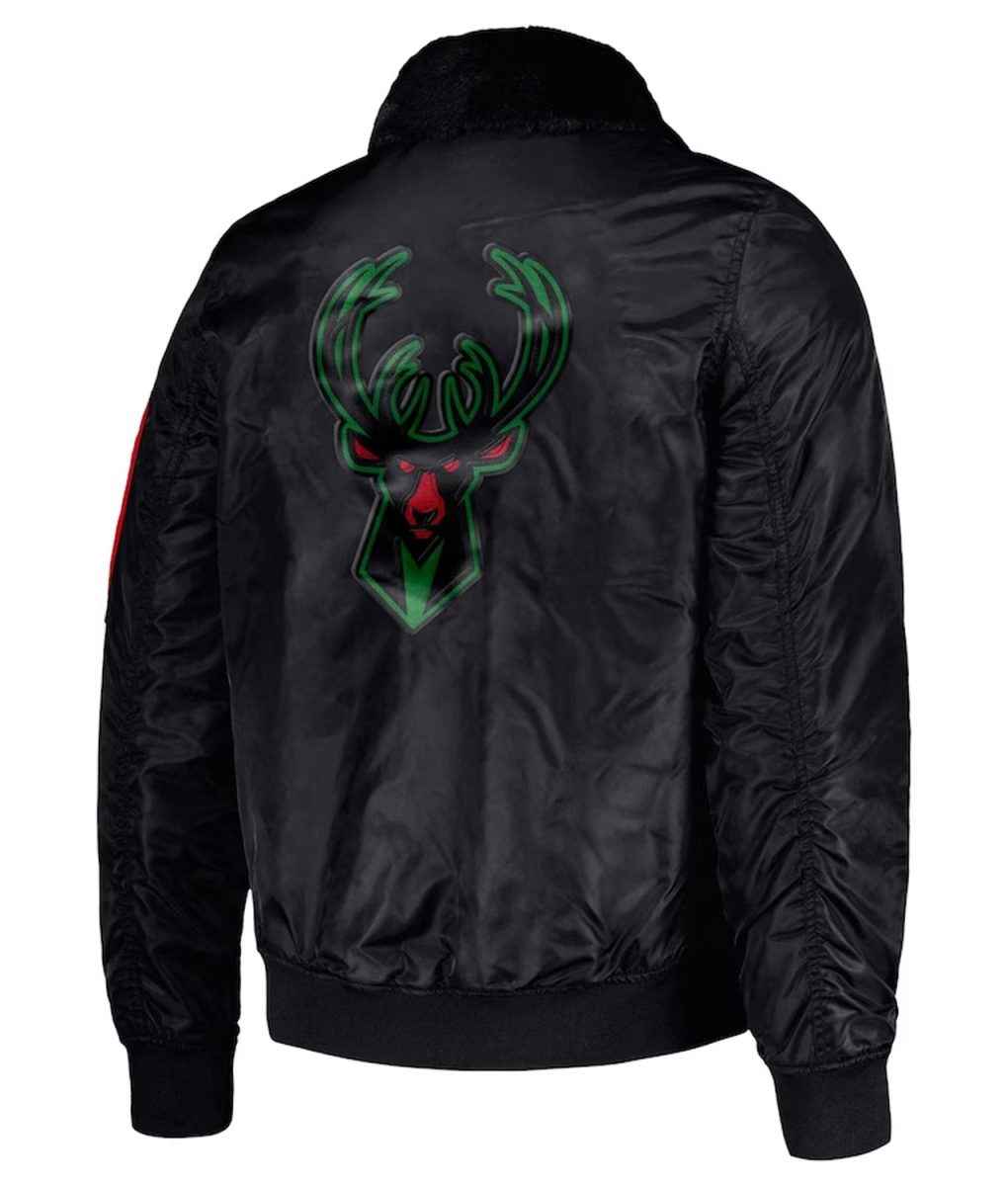 Milwaukee Bucks Ty Mopkins Black Jacket