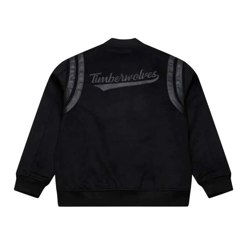 Minnesota Timberwolves Nights Walk The Tunnel Black Varsity Jacket