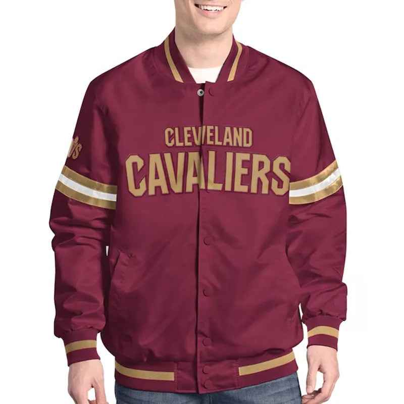 NBA Cleveland Cavaliers Scout Varsity Satin Jacket