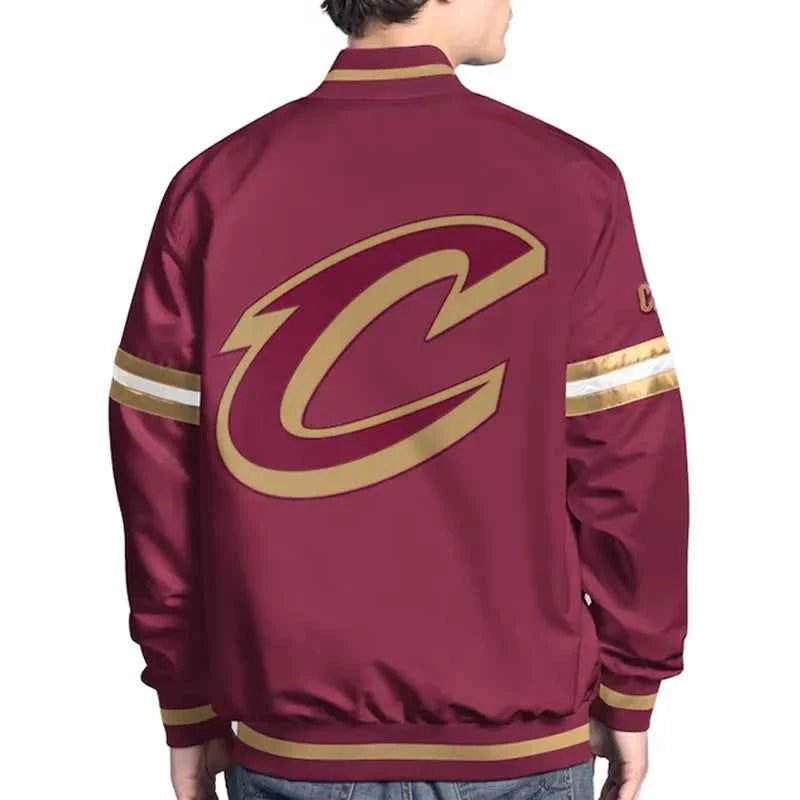 NBA Cleveland Cavaliers Scout Varsity Satin Jacket
