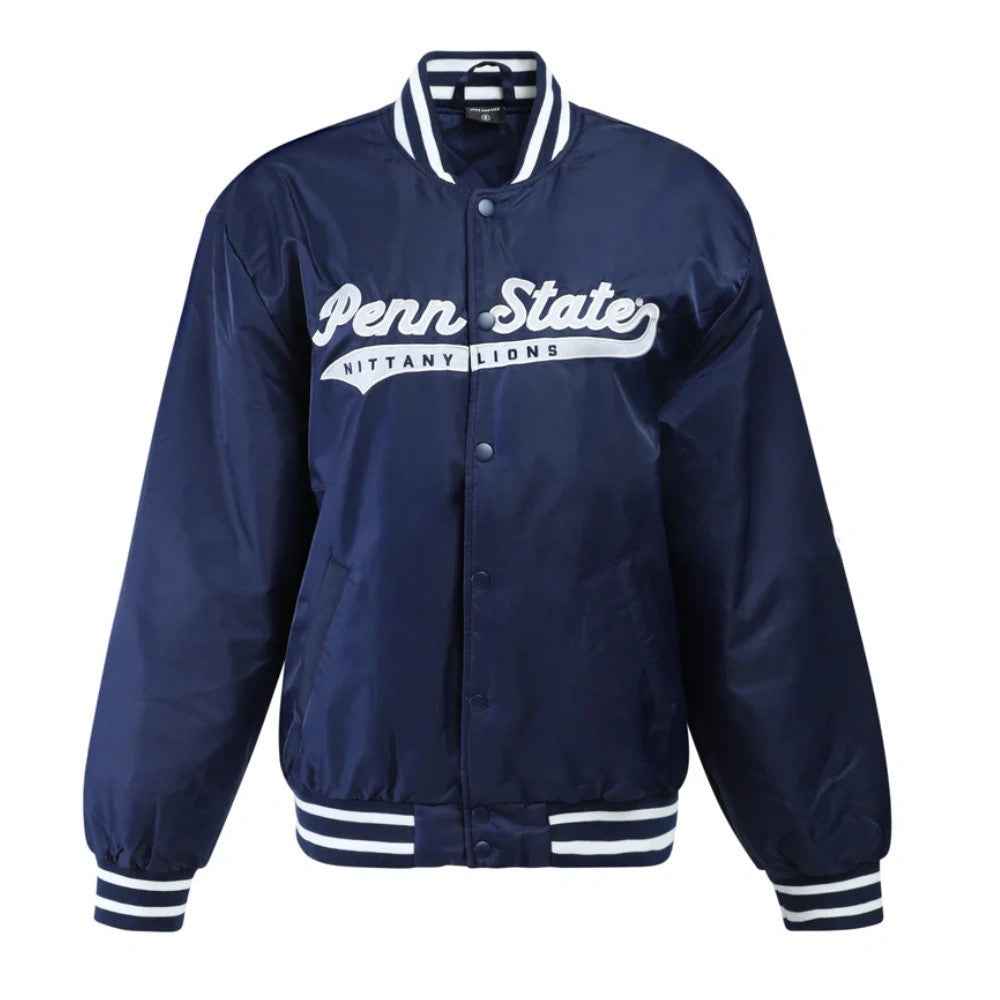 Men’s Penn State Nittany Lions A-Game Satin Varsity Jacket