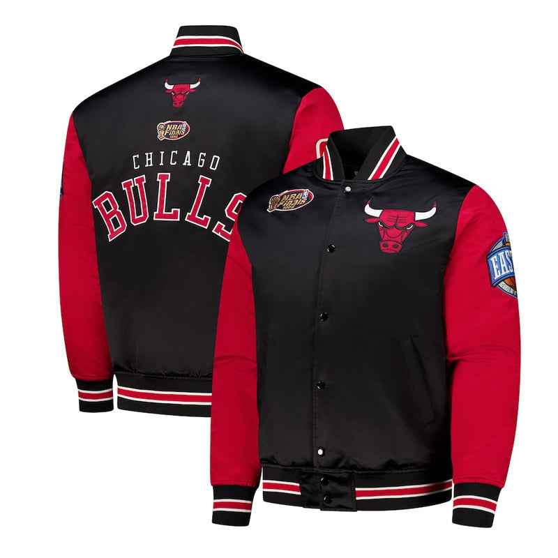 Primetime Chicago Bulls Black and Red Jacket