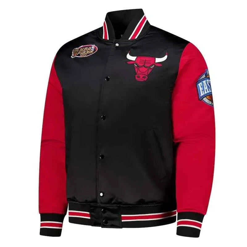 Primetime Chicago Bulls Black and Red Jacket