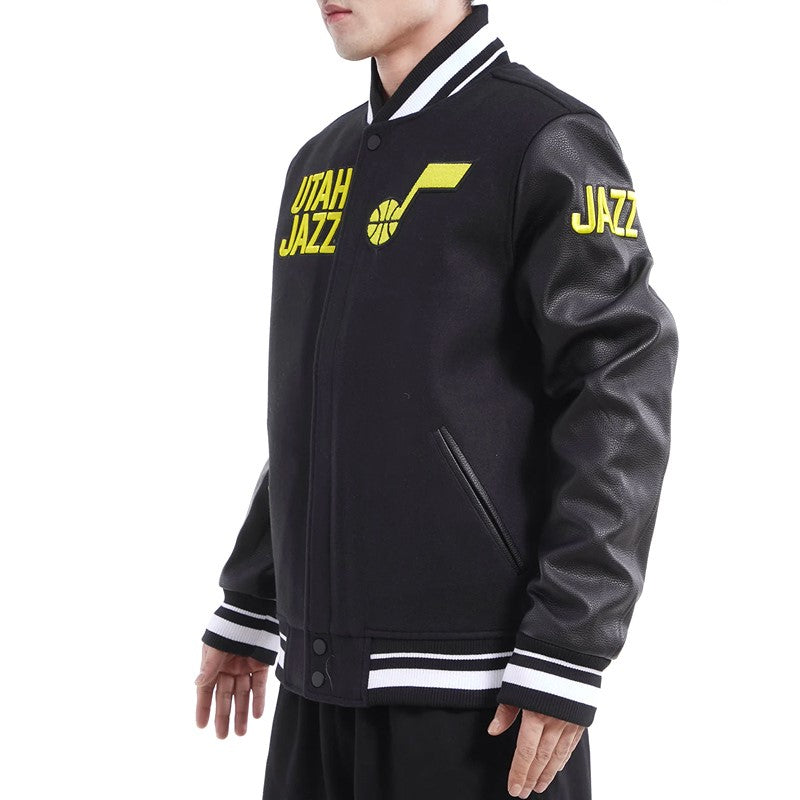 Utah Jazz Varsity Jacket – Side View