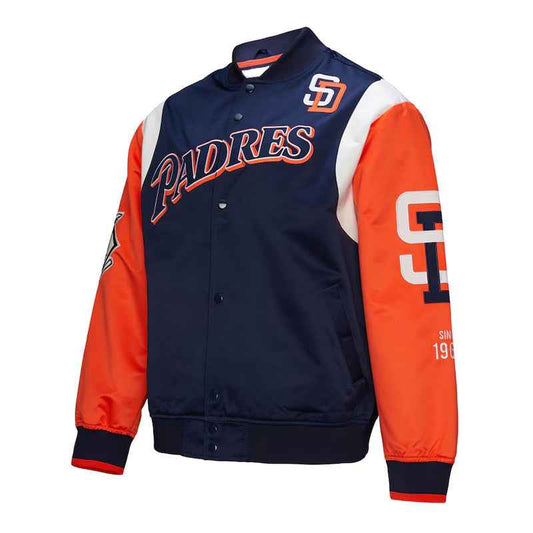 San Diego Padres Cooperstown Team Origins Satin Jacket