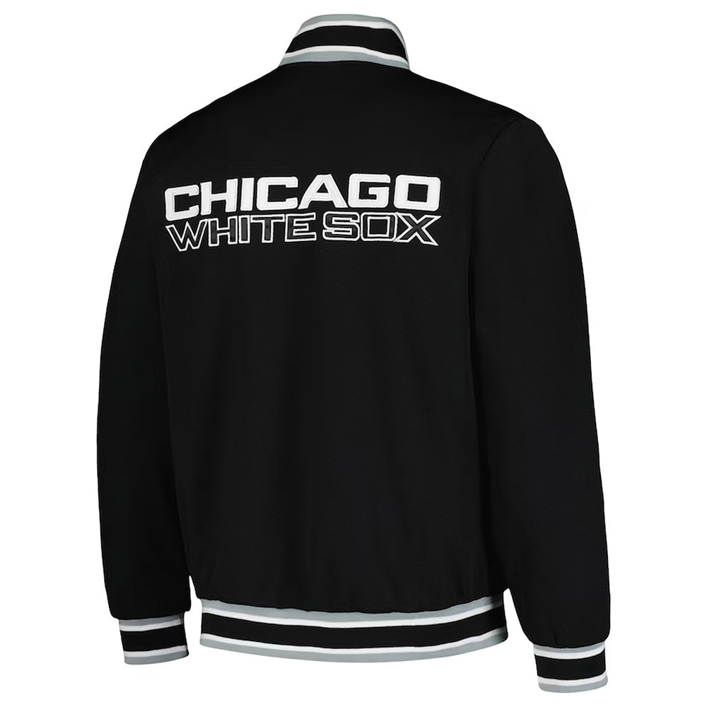 Chicago White Sox Black Sports Jacket – Back View