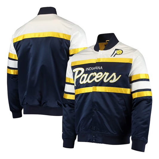 Indiana Pacers Navy Sports Jacket – Front View