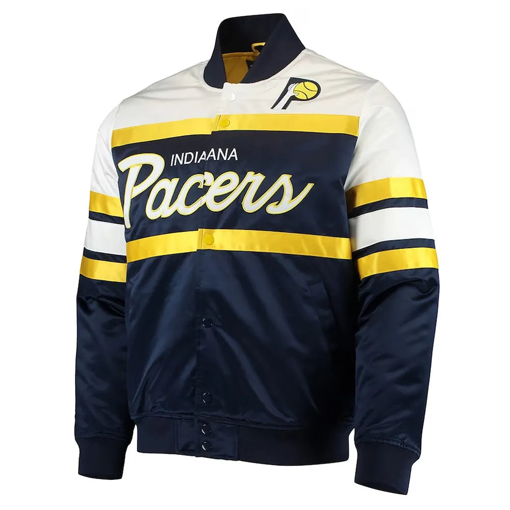 Indiana Pacers Navy Sports Jacket – Side View