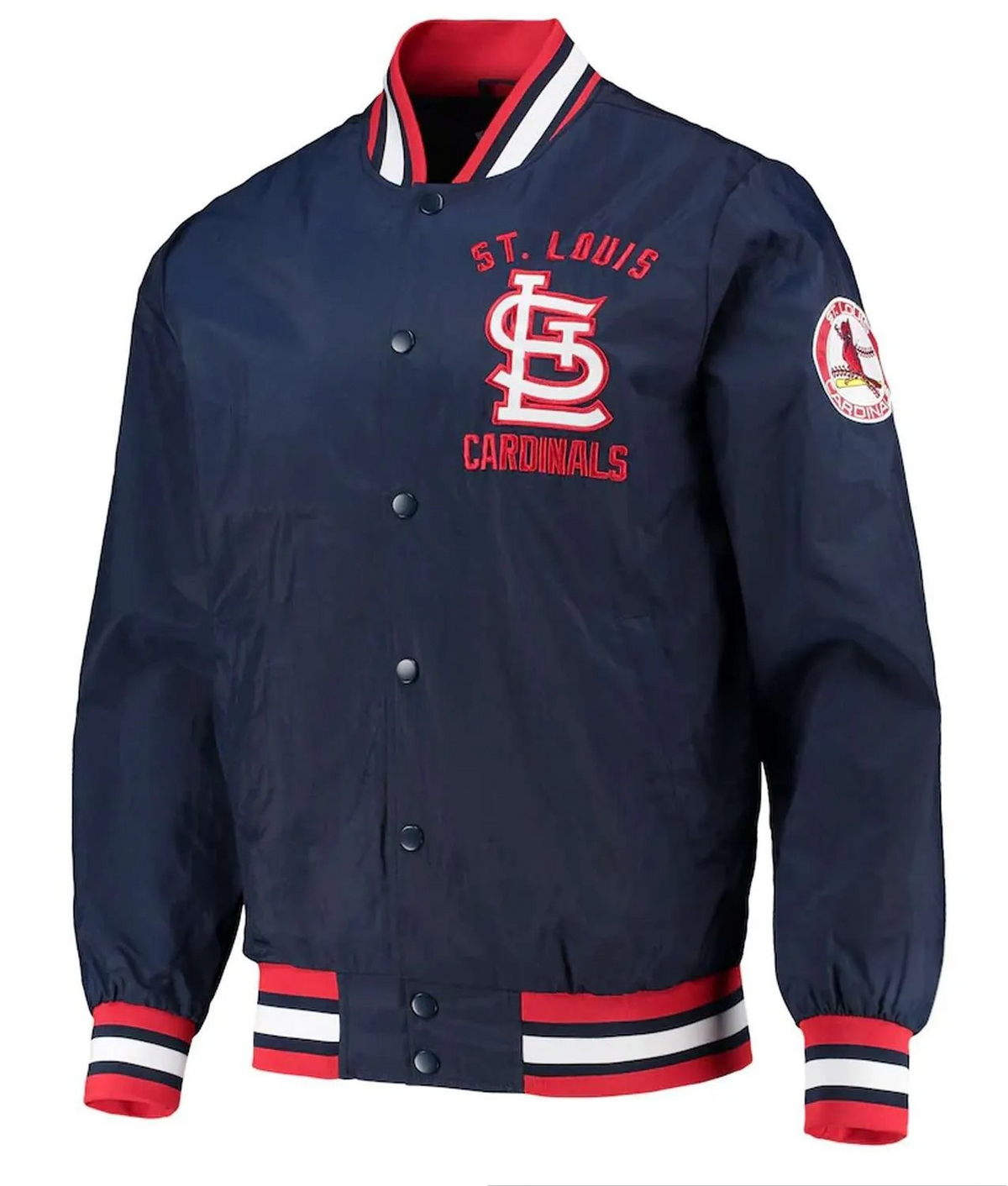 St. Louis Cardinals Blue Sports Jacket – Back View